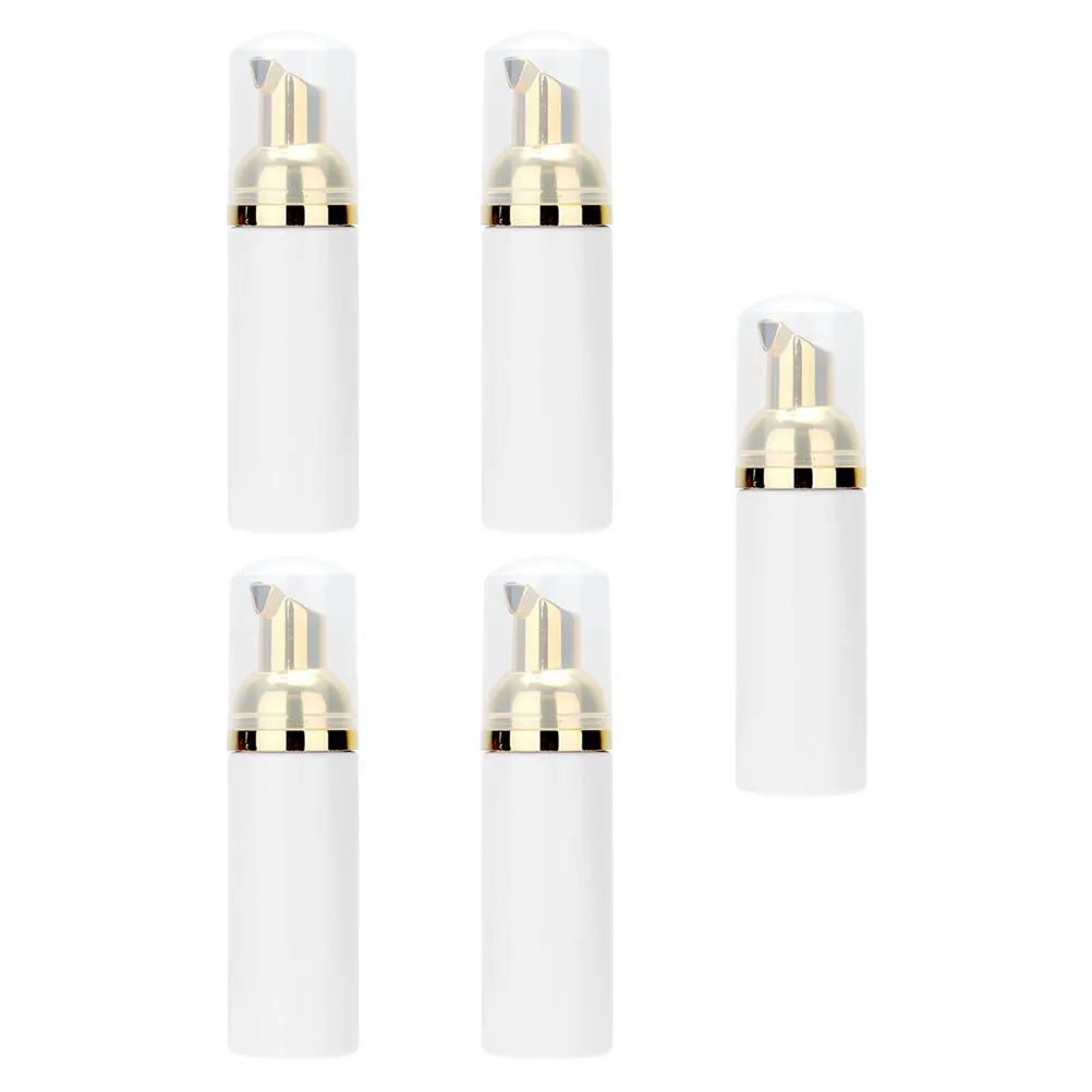

5 Pcs Foam Bottle Travel Shampoo Bottles Container Foaming Pump Dispenser Plastic for
