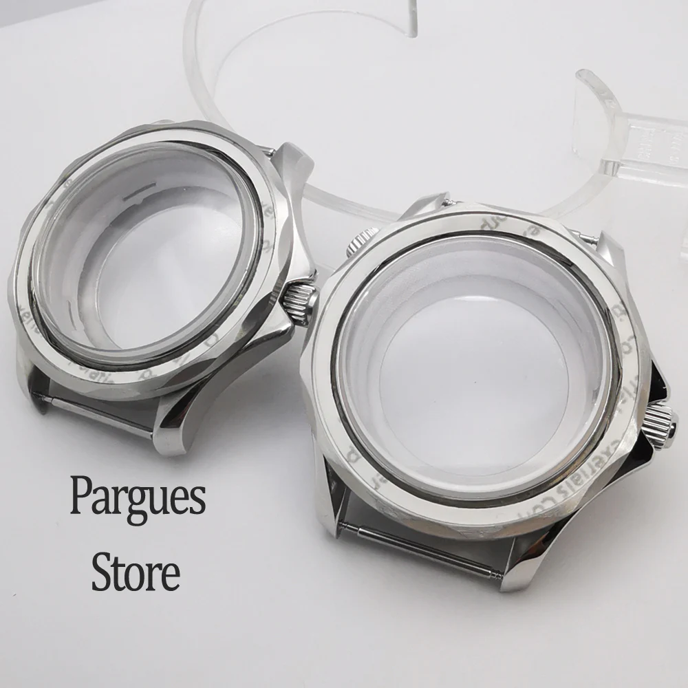 

41mm sapphire glass stainless steel watch case fit NH35 NH36 movement