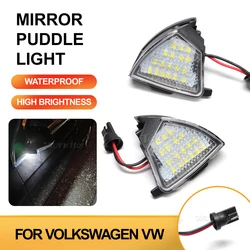 Canbus LED Side Mirror Puddle Light for Golf 5 GTI V MK5 Jetta Passat B6 CC Eos VW R32 Rabbit 2006-09 Sharan MK2 7N