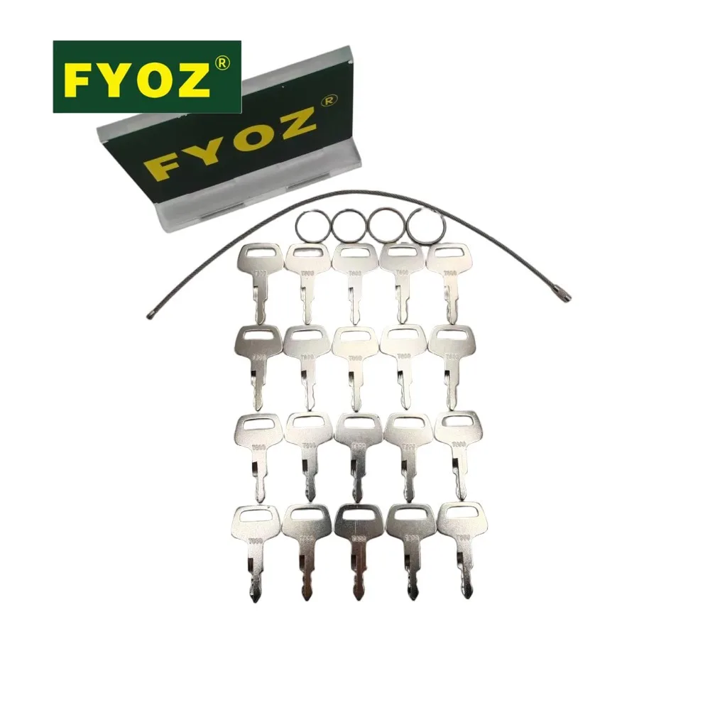 20PCS Heavy Equipment Ignition Keys T800 For TCM Wheeled Loader Key