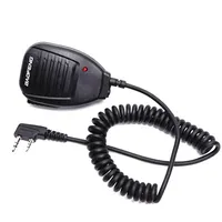 Original For Baofeng 888S UV-82 UV-5R Radio Walkie Talkie Speaker Mic Durable Handheld Speaker Microphone Mic Accessories