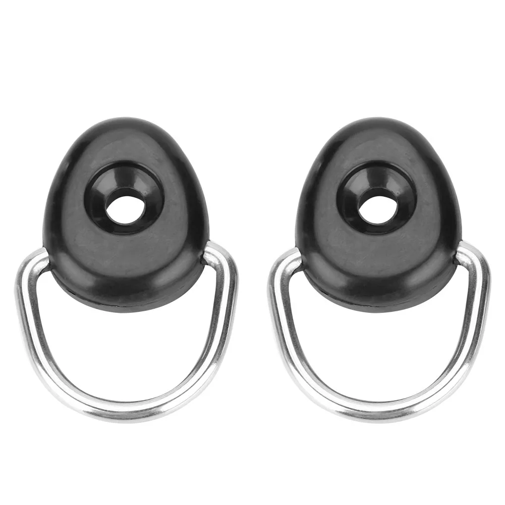 2pcs Kayak D Ring Tie Down Loop Safety Deck Fitting Accessory Parts