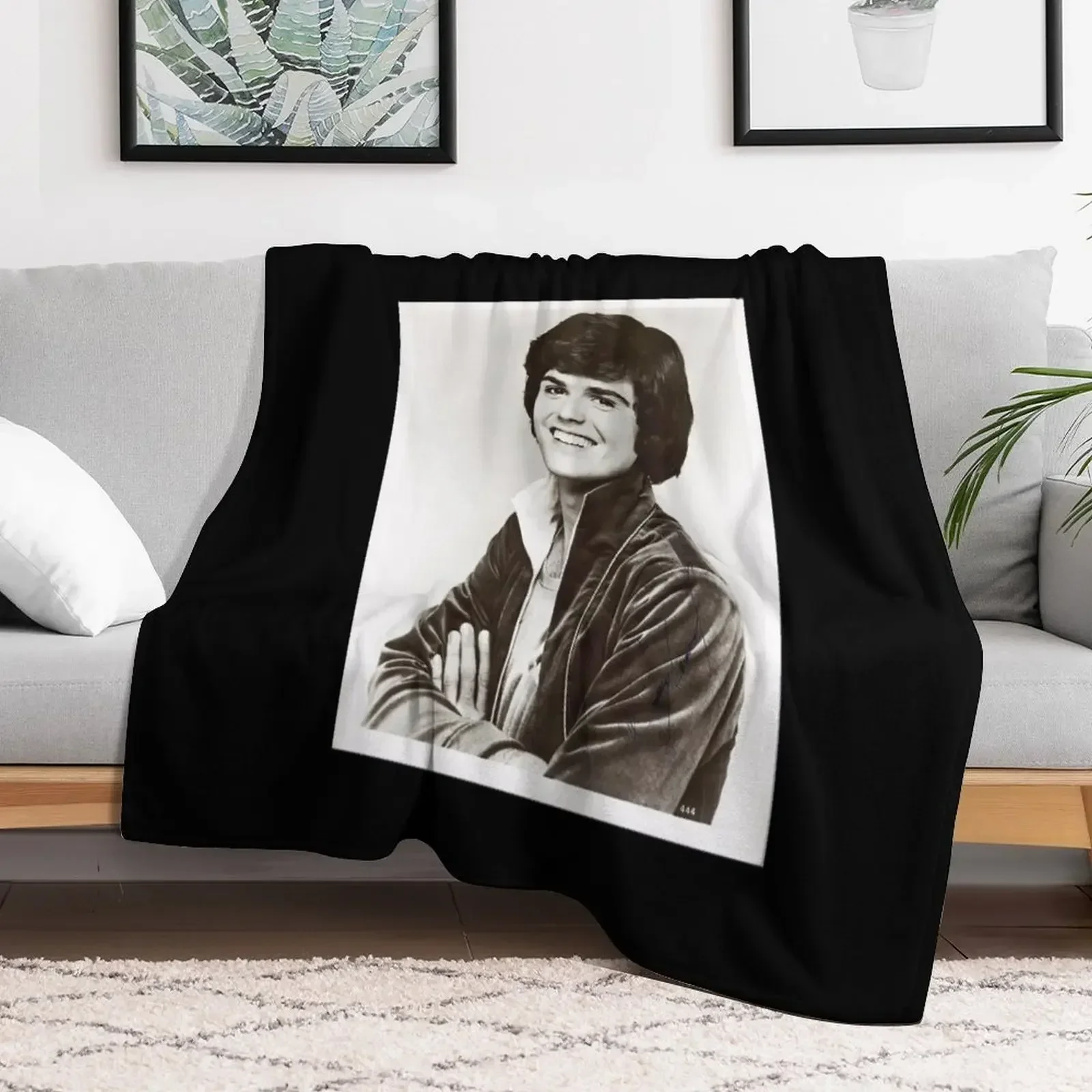 Donny Osmond Autographs Throw Blanket Summer warm for winter Blankets