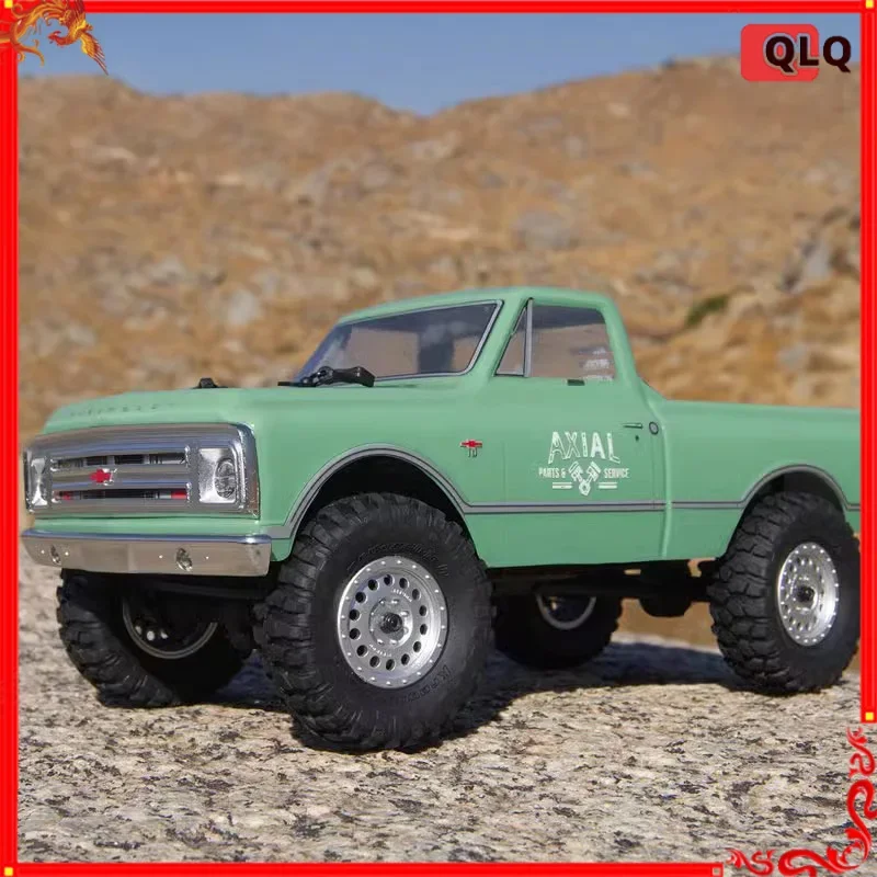 Axial Scx24 1/24 1967 C10 Ford Pickup Truck Rtr Four-wheel Drive Remote Control Climbing Off-road Vehicle Toy Children\'s Gift