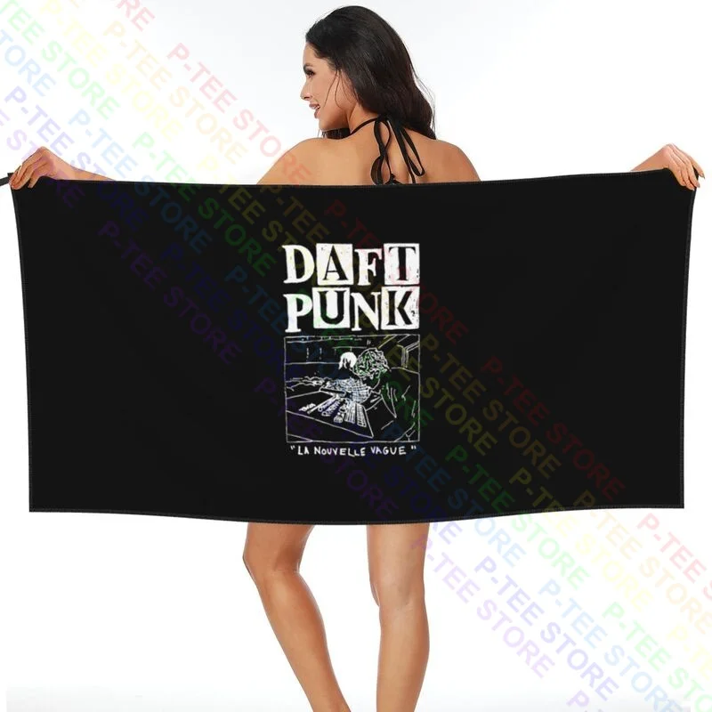 Rare Daft Punk X Maxfield Los Angeles Pop Up Quick dry Towel Smooth Bathrobe Superfine fiber