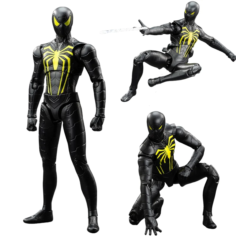 ZD Toys Spider-Man Brandneuer Day Miles Morales Spider-Man Scarlet Spider Hobie Brown ‌ Eisen-Spinnen ‌ Actionfiguren Spielzeugmodell Geschenk – Detail 24