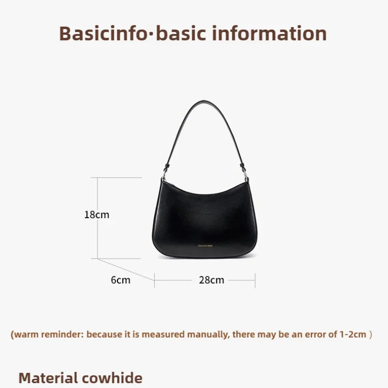 RAINBOW New French Style High Quality Designer Women's Handbag Purse Fashion Leather Classic Black White Underarm Bag Sac Clutch