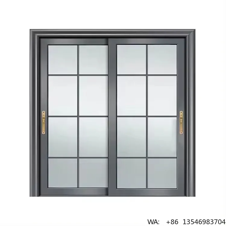 Cheap Price Latest Designs 1.2x1.2 Aluminium Profile Glass Window Aluminum Alloy Frame Horizontal Sliding Metal windows Design