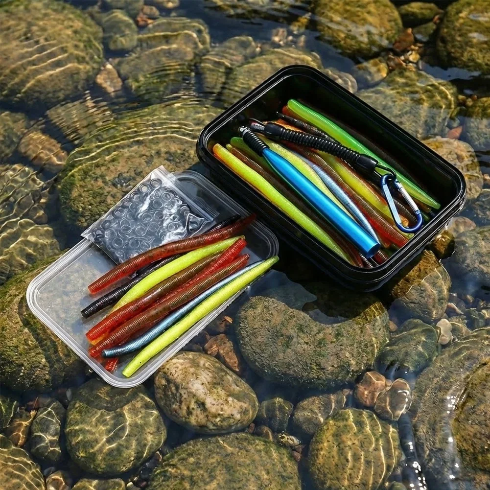 

Bass Fishing Rig Vertical Angle Lure Soft Bait Set For Bass Fishing With Vertical Angle Design Tool Fishing Tackle Box Accessory