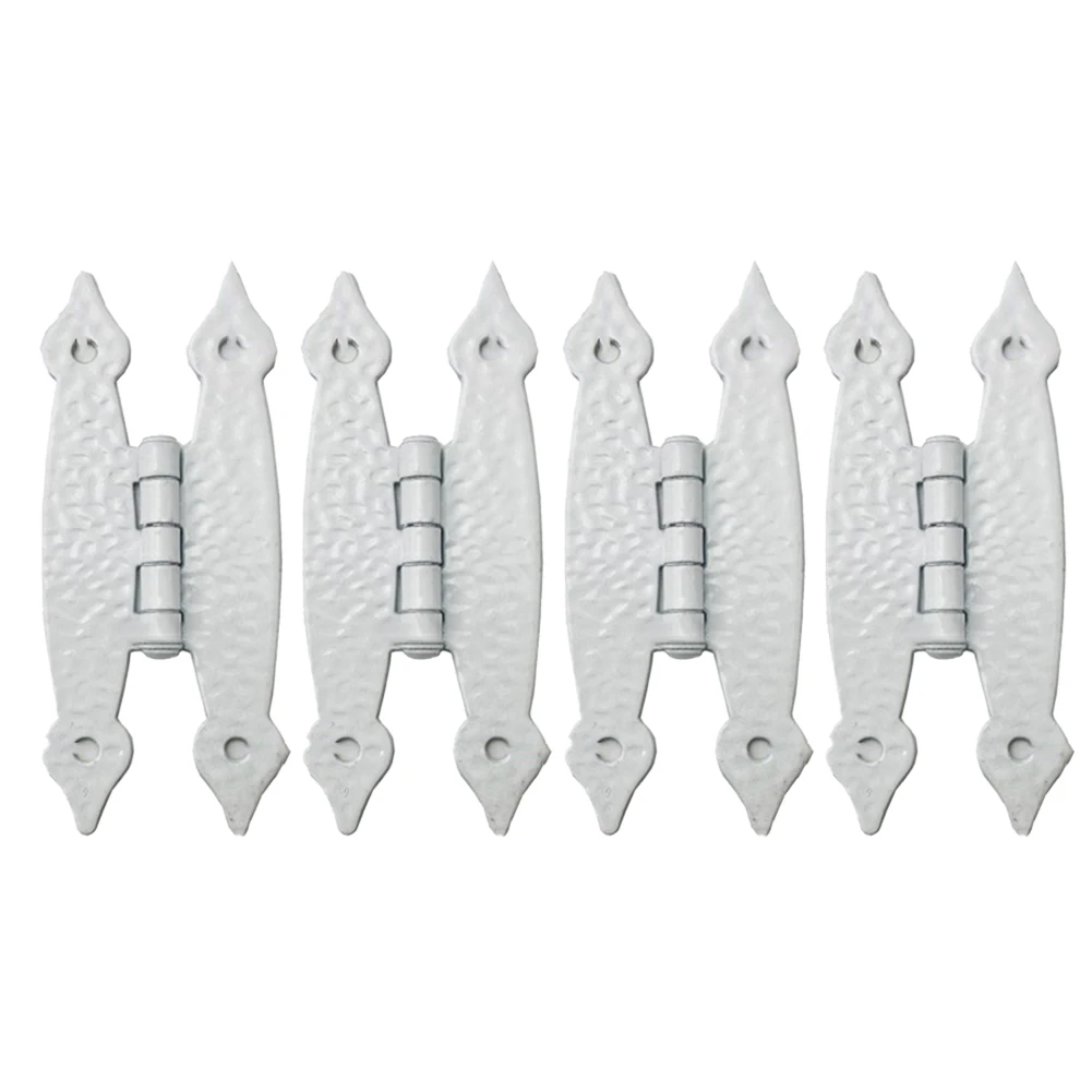 4Pcs Butterfly Hinge Woodworking Hinge 3.5In Antique Iron H-Shaped Cabinet Hinge Cabinet Door Music Box Wine Case Hardware