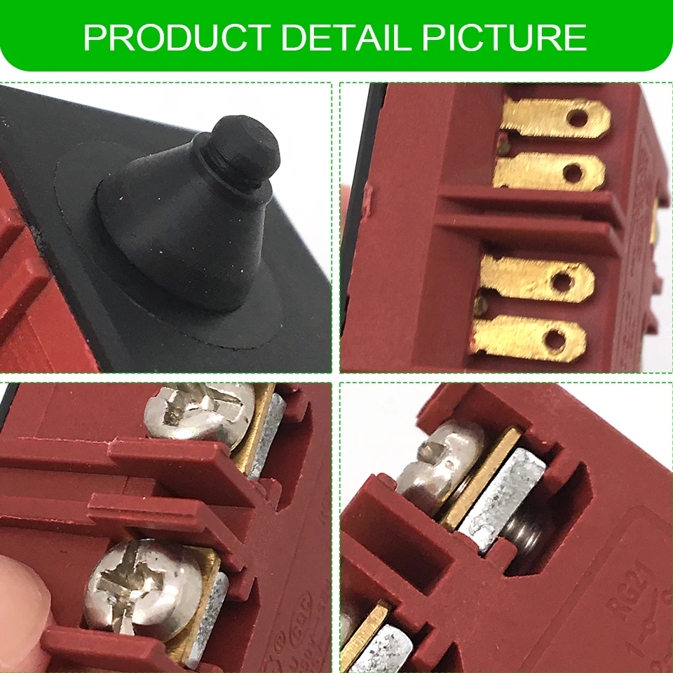 220V On-Off Switch Replace For Bosch GWS6-100 GWS6-125 GWS 600 650 660 670 GWS6700 Angle Grinder Accessories Hardness
