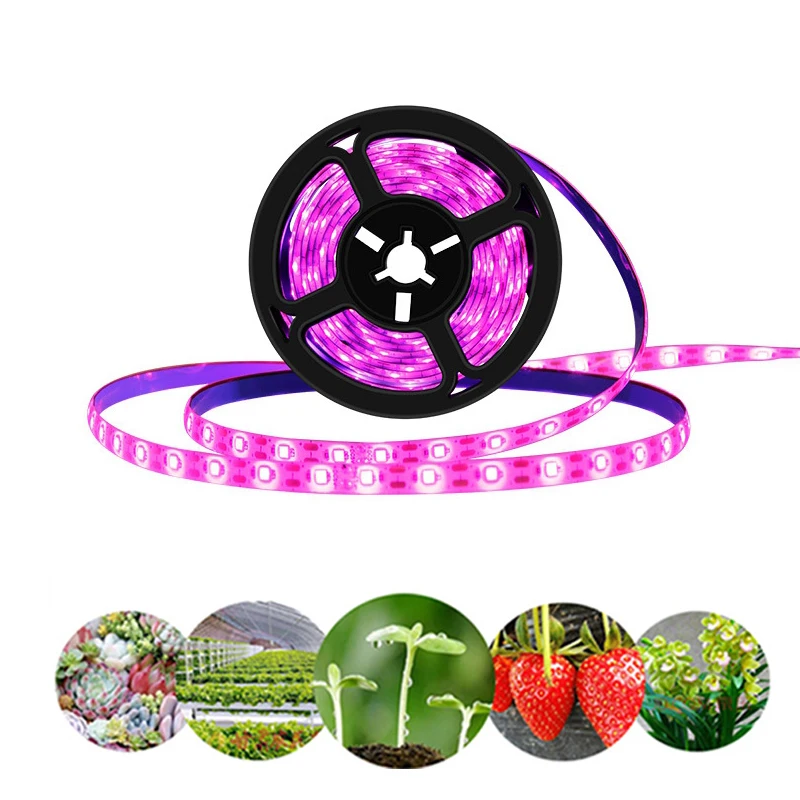 

5 В USB светодиодная лампа для роста растений, полный спектр, рекламная лампа для роста растений в помещении, 2835, лампа с бусинами, водонепроницаемая светодиодная лента для растений