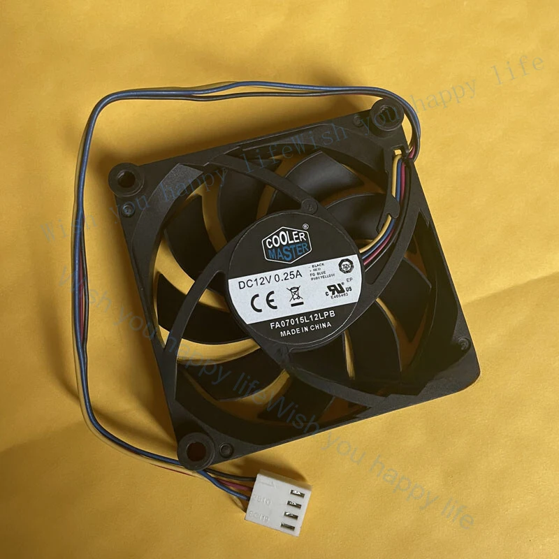 Ventilador PWM de 4 fios 4 pinos COOLER MASTER FA07015L12LPB DC12V 0.25A 7015 70mm