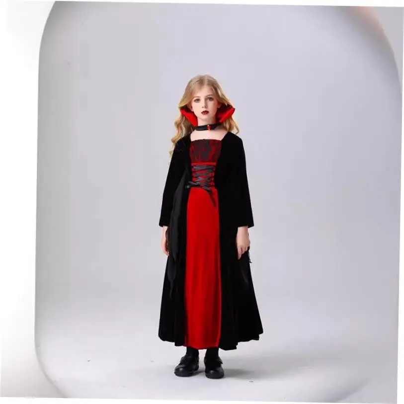 Loween fantasia de cosplay para o dia das crianças, roupa para performance em palco, roupa étnica chinesa tradicional feminina