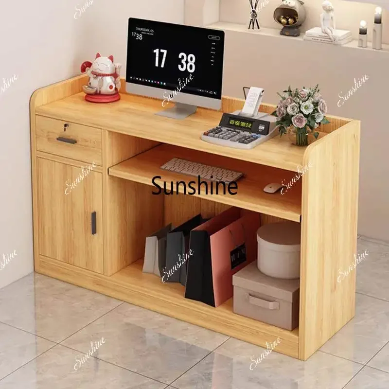 Simple and modern convenience store Commercial bar counter Hair salon Clothing store Counter tableTJ