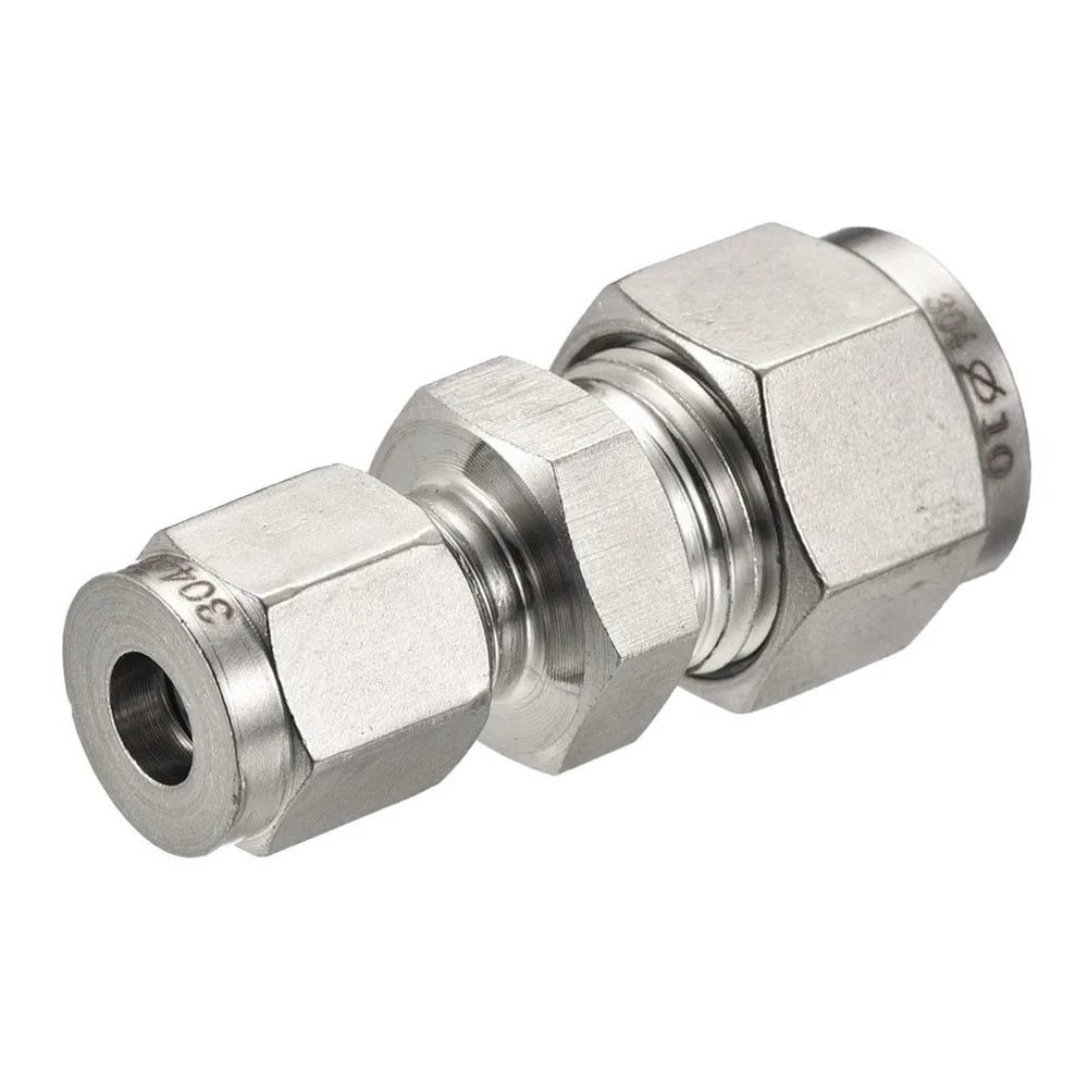 Swagelok 1/8'' 1/4'' 3/8'' 1/2'' Compression Reducing Union Fittings 304 Stainless Steel 3 4 6 8 10 12 14 16 18 20 22mm