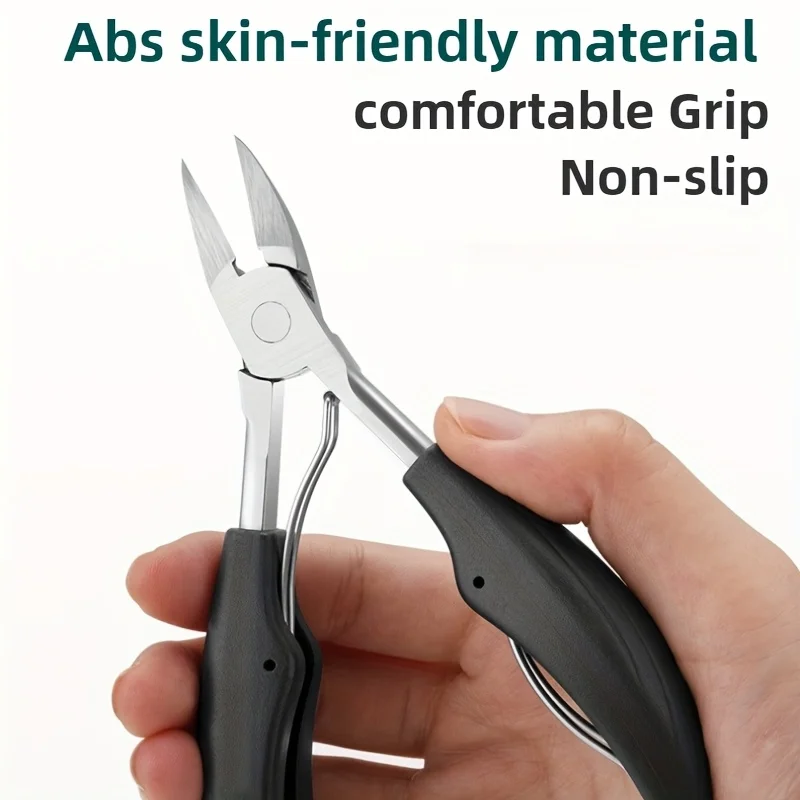 

Профессиональные сверхмощные толстые и вросшие ножницы для ногтей, машинка для стрижки ногтей, маникюрные инструменты, зубчатое лезвие и эргономичная ручка, подарки