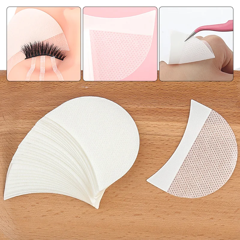 30/50/100pcs Eyeliner Eyeshadow Stickers Eye Makeup Stencils Shield Isolate Eyelash Grafting Lashes Removal Disposable Patches