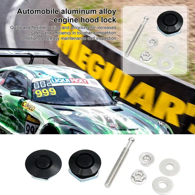 Hood Pins Kit For Car Universal Racing Car Modified Quick Releas Hood Bonnet Pins Car Styling Tuning Lock Kit Universal Car tool