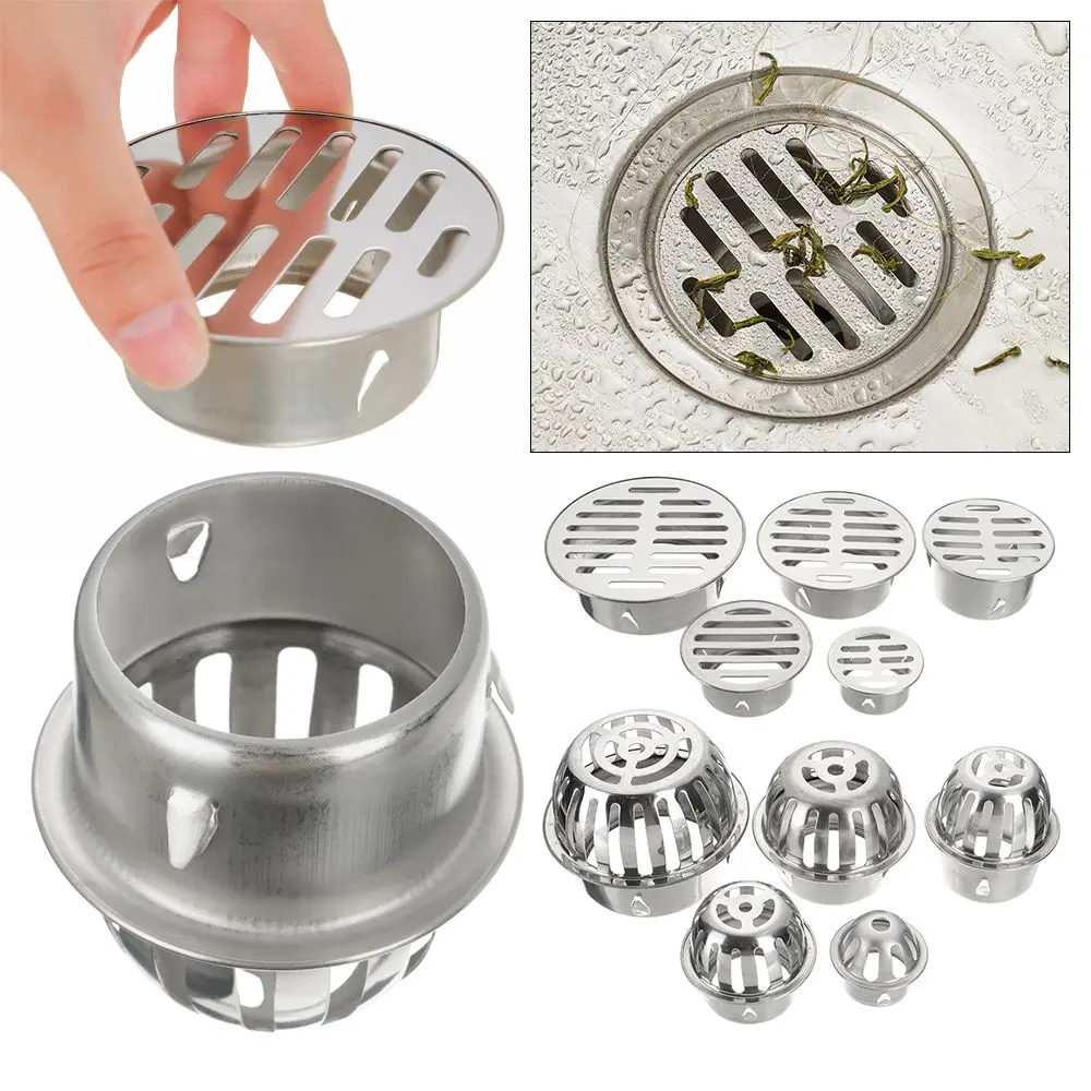 Garden Drainage Floor Drain Cover Rain Pipe Cap Balcony Roof Anti-blocking Floor Drain Large Displacement