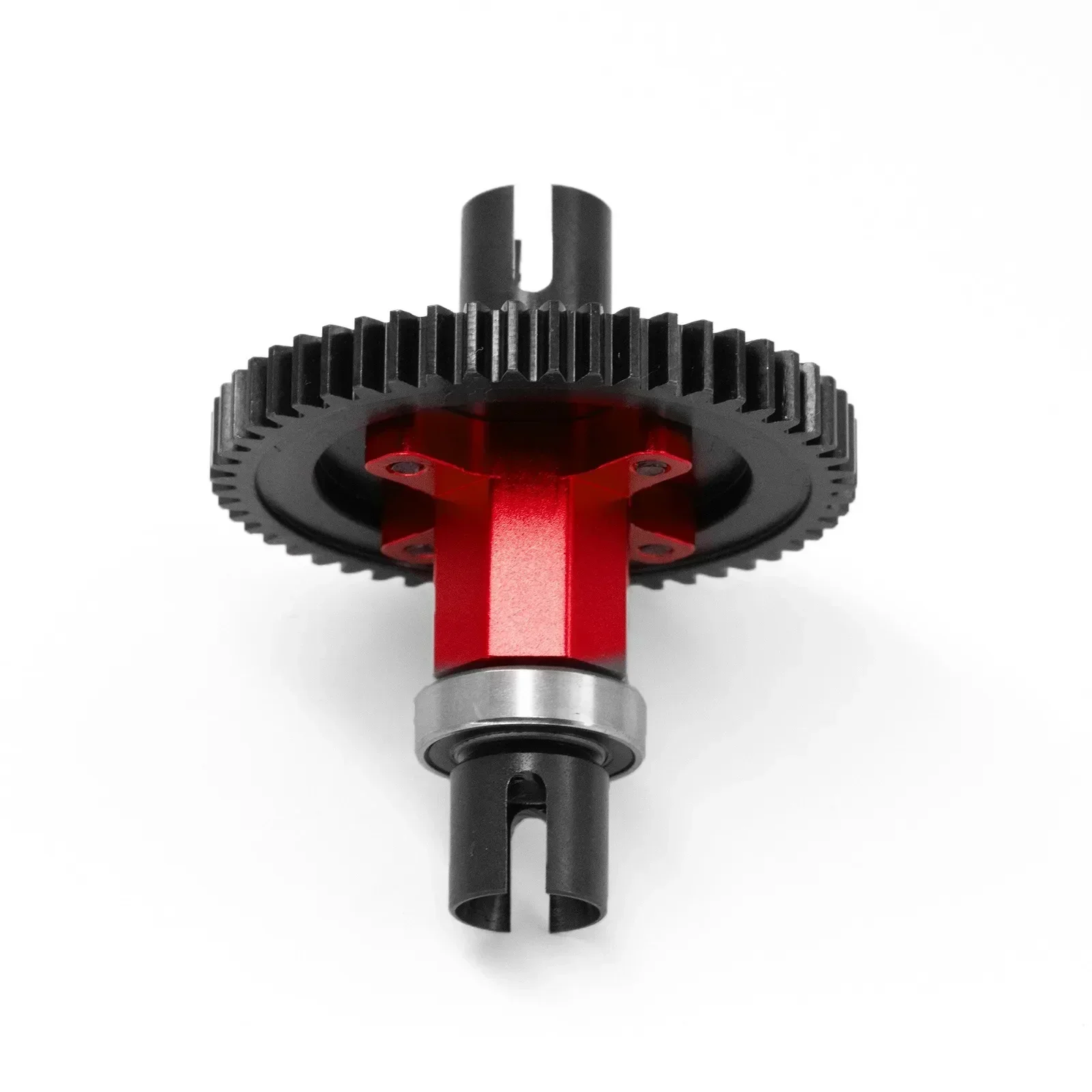 Eje recto diferencial central de embrague deslizante de Metal 52T-W170 para trineo 4WD 1/8 RC, piezas de mejora de coche, accesorios