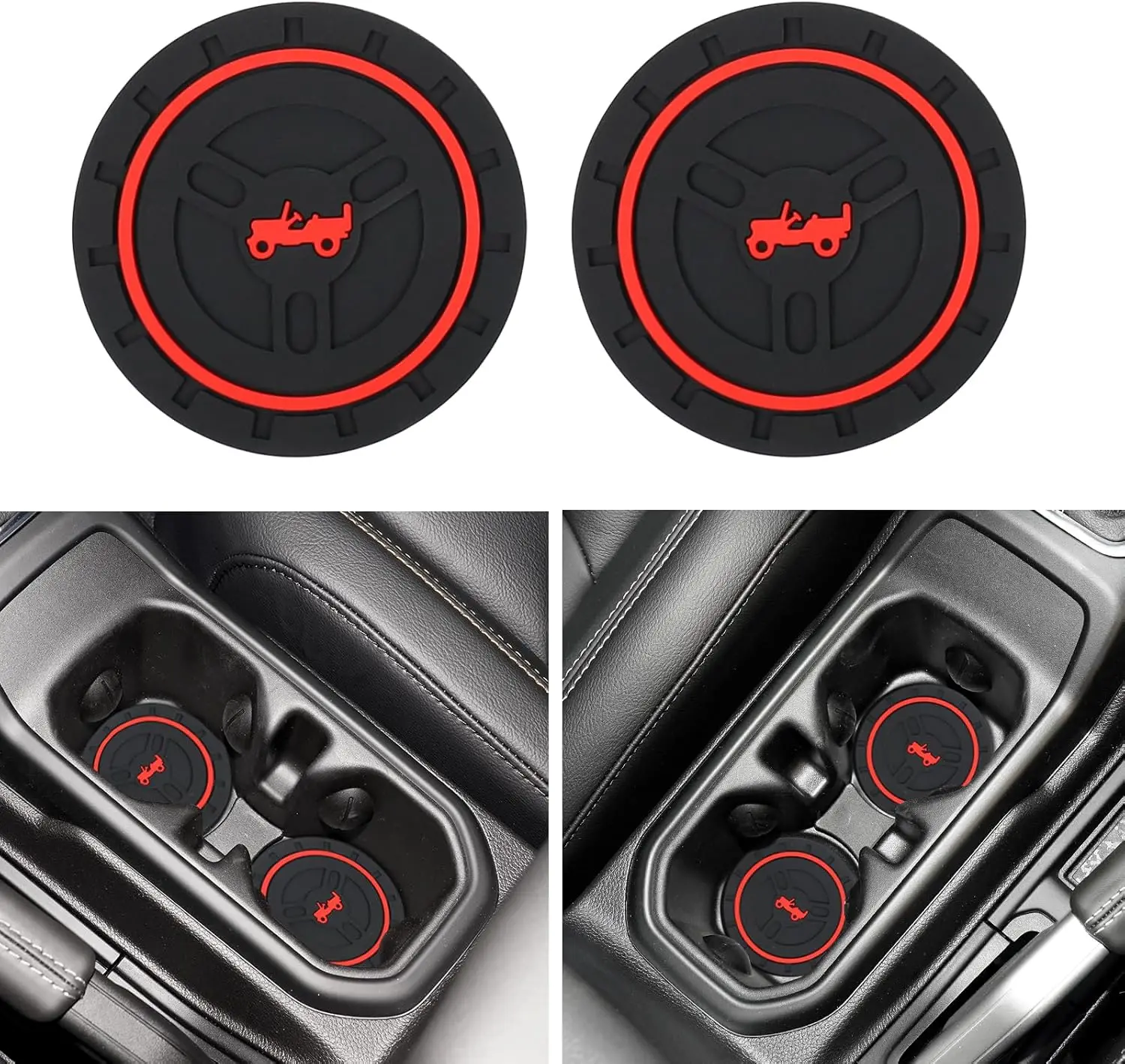 

Автомобильный подстаканник 07-2025Coaster для Jeep Wrangler JL JK JLU Gladiator JT Универсальный автомобильный грузовик SUV Cup Нескользящий держатель новейшего стиля