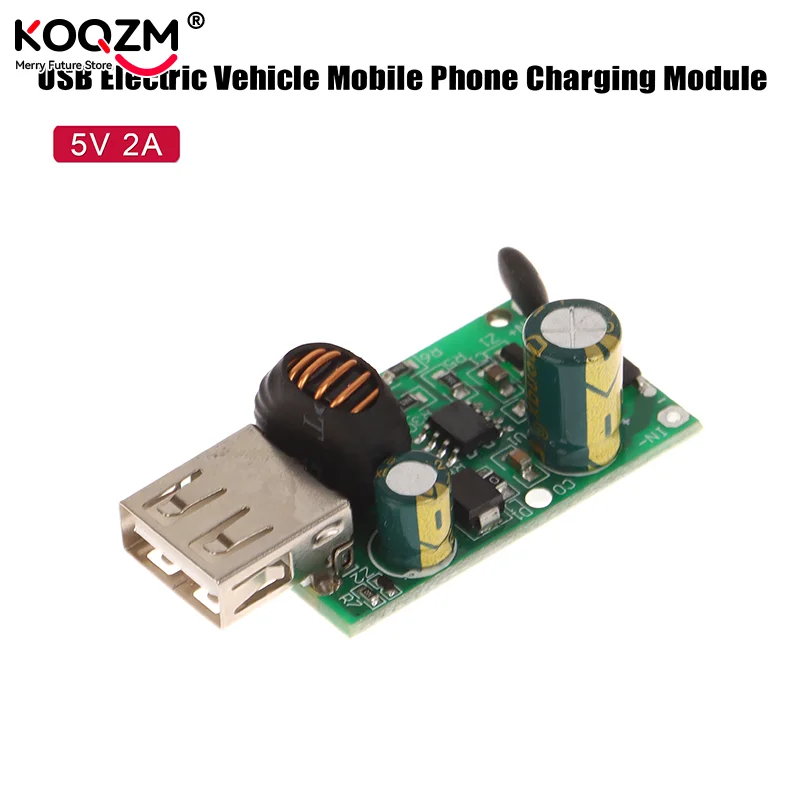 5V2A USB Charging Module DC12-80V To 5V Step Down Buck Converter Charging Module Electric Vehicle Mobile Phone Charger Board