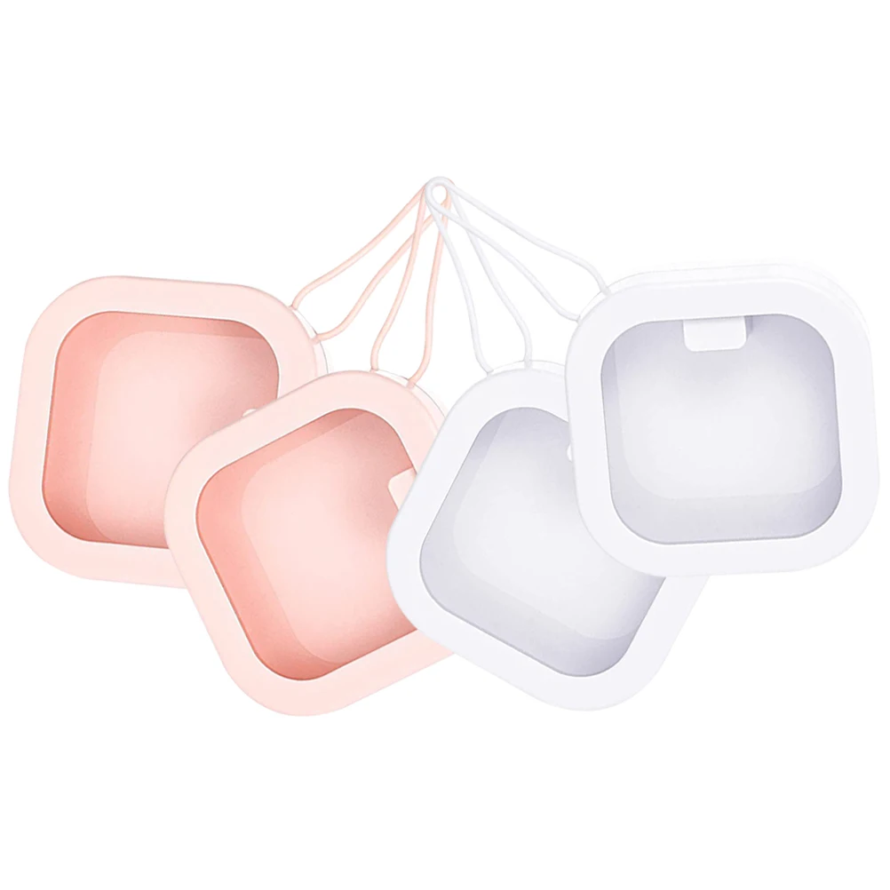 

4pcs Scrunchies Organizer Box Storage Container Hair Tie Holder Jewelry Case Visible Earring Box Bobby Pin Hair