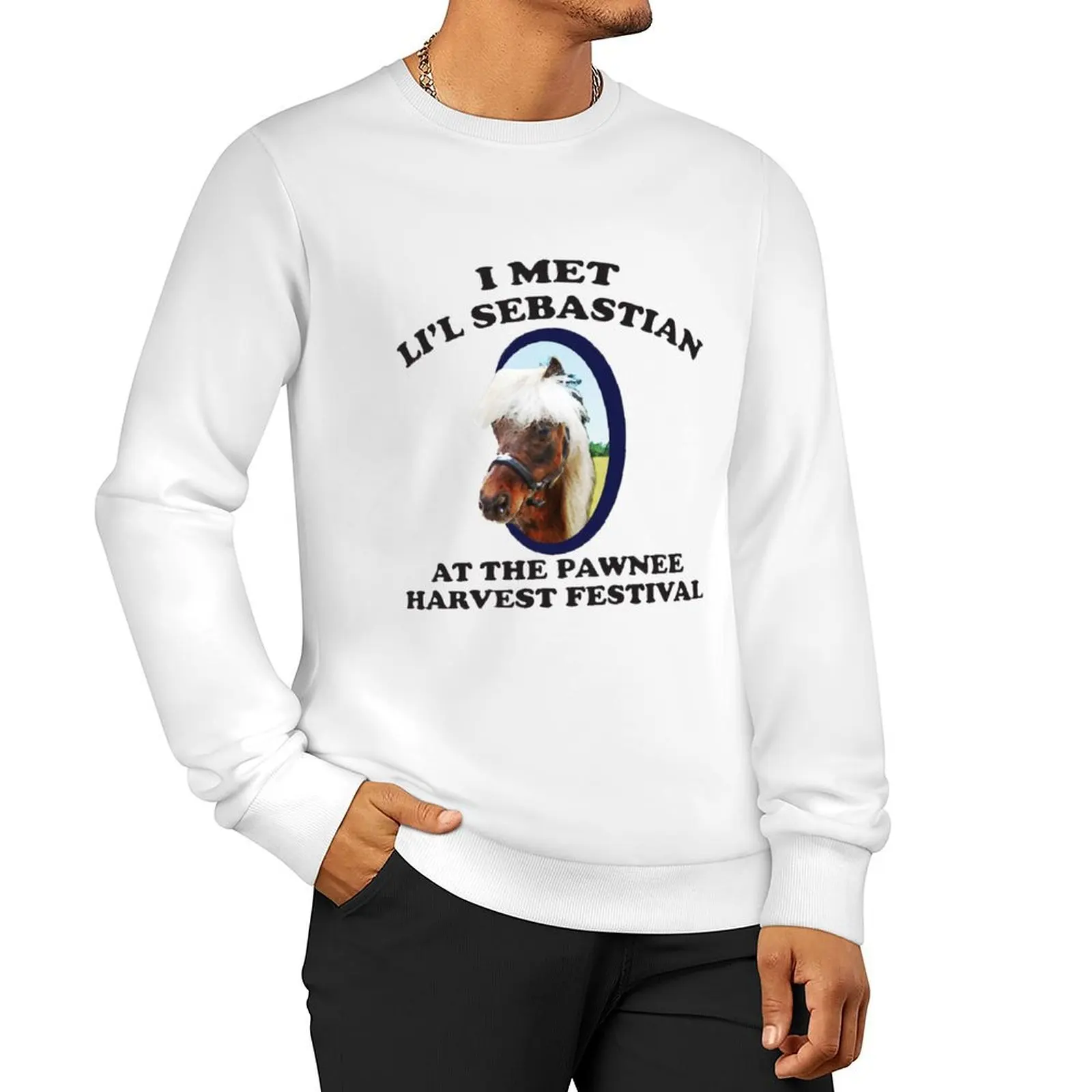 

I Met Lil' Sebastian Sweatshirt men's sweat-shirt set winter clothes new hoodies and sweatshirts