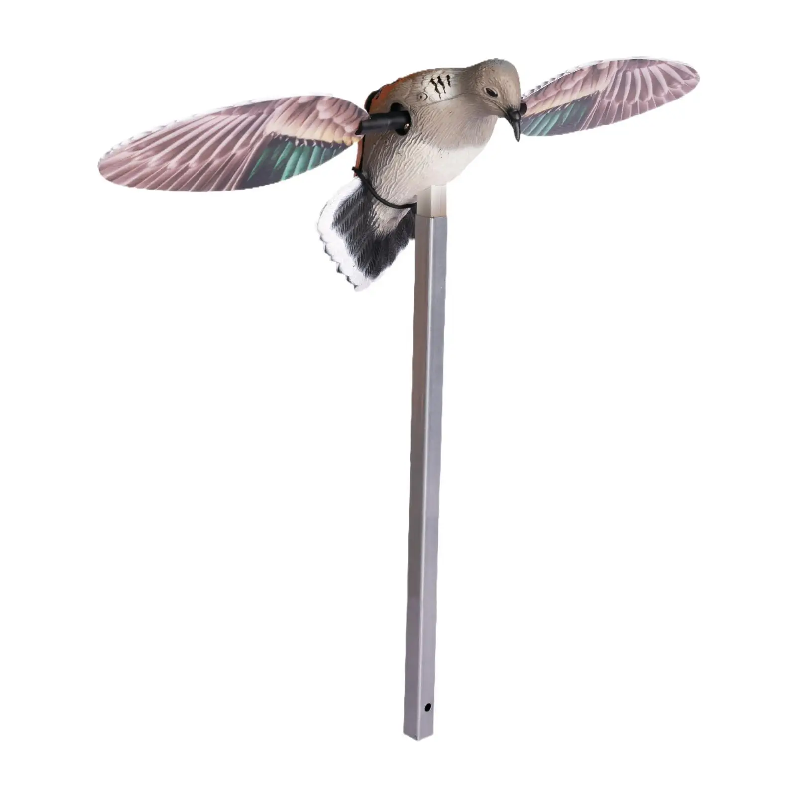 

Outdoor Hunting Dove Decoy Metal Support Pole Versatile with Remote Control