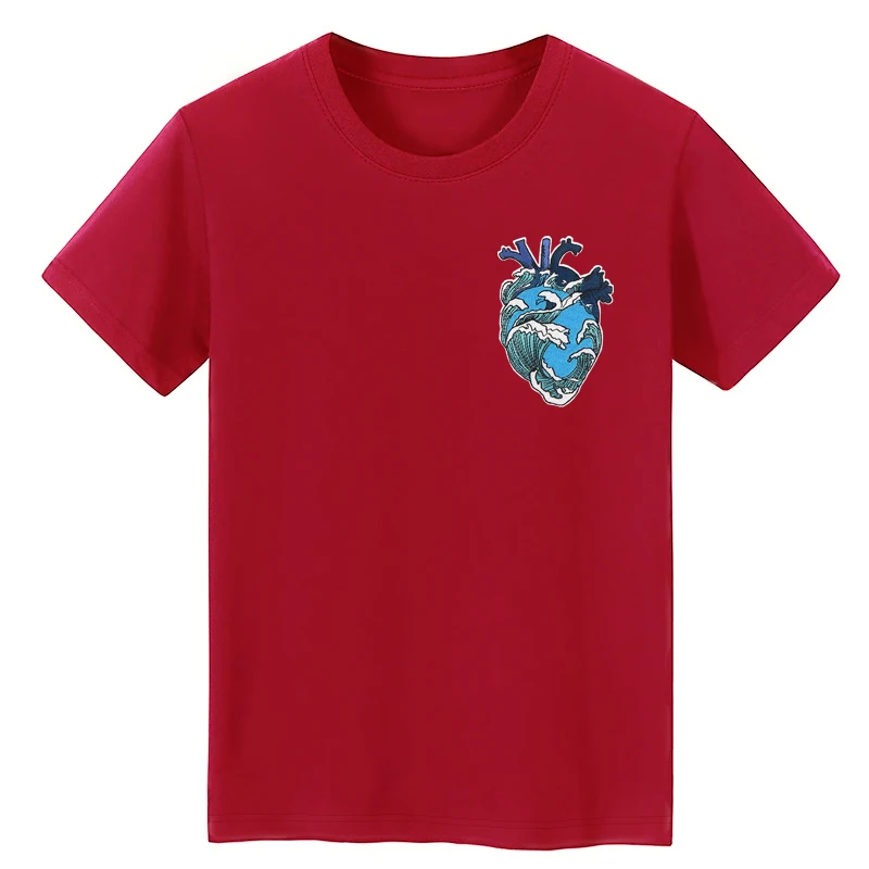 Heart Graphic Tees Women Cute Funny T-Shirts Vintage Fashion T Shirts Tops Unisex Clothing