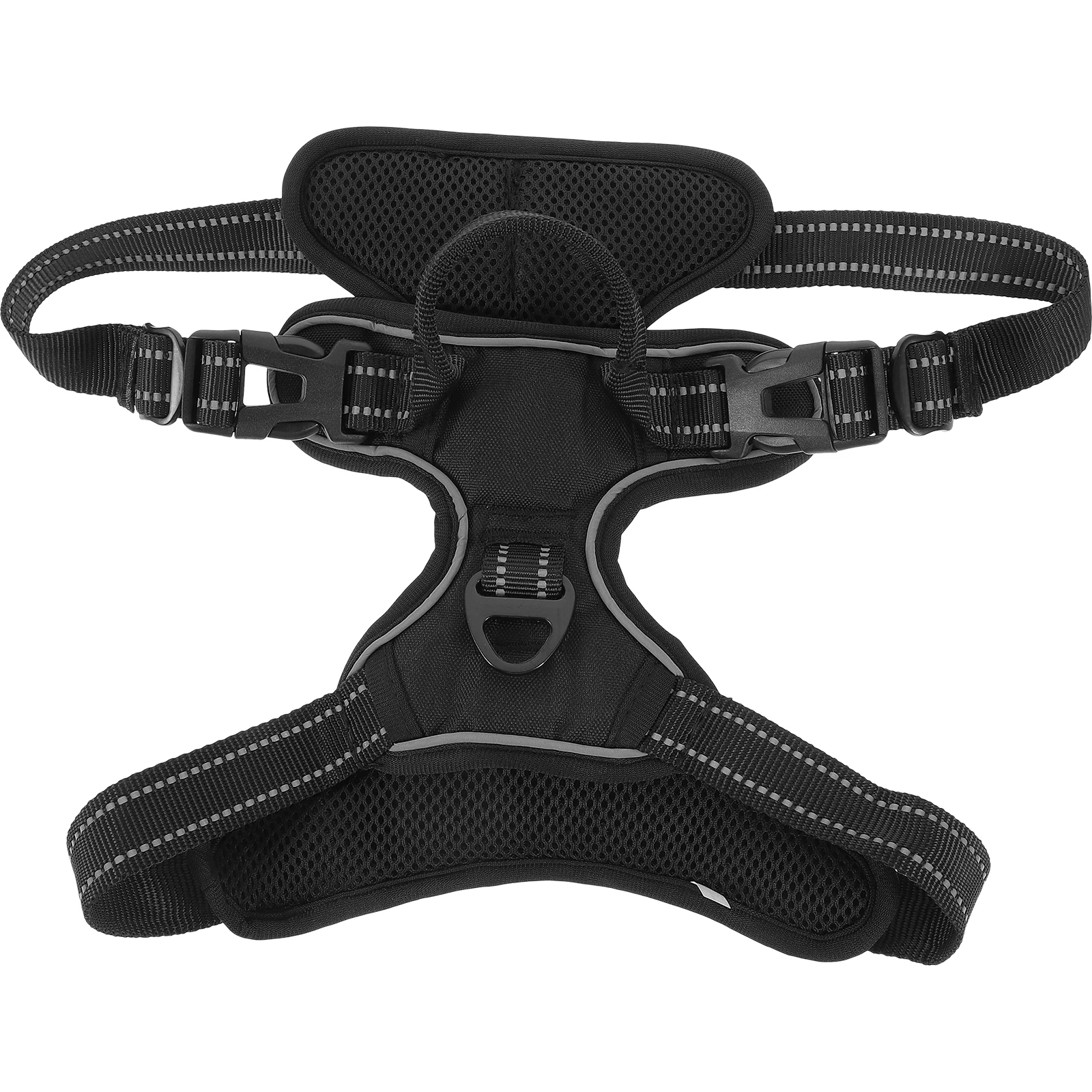 

Pet Sports Straps Sturdy Dog Harness Fetch Camera Rack Mount Walk The Coffee Color Chest Belt for