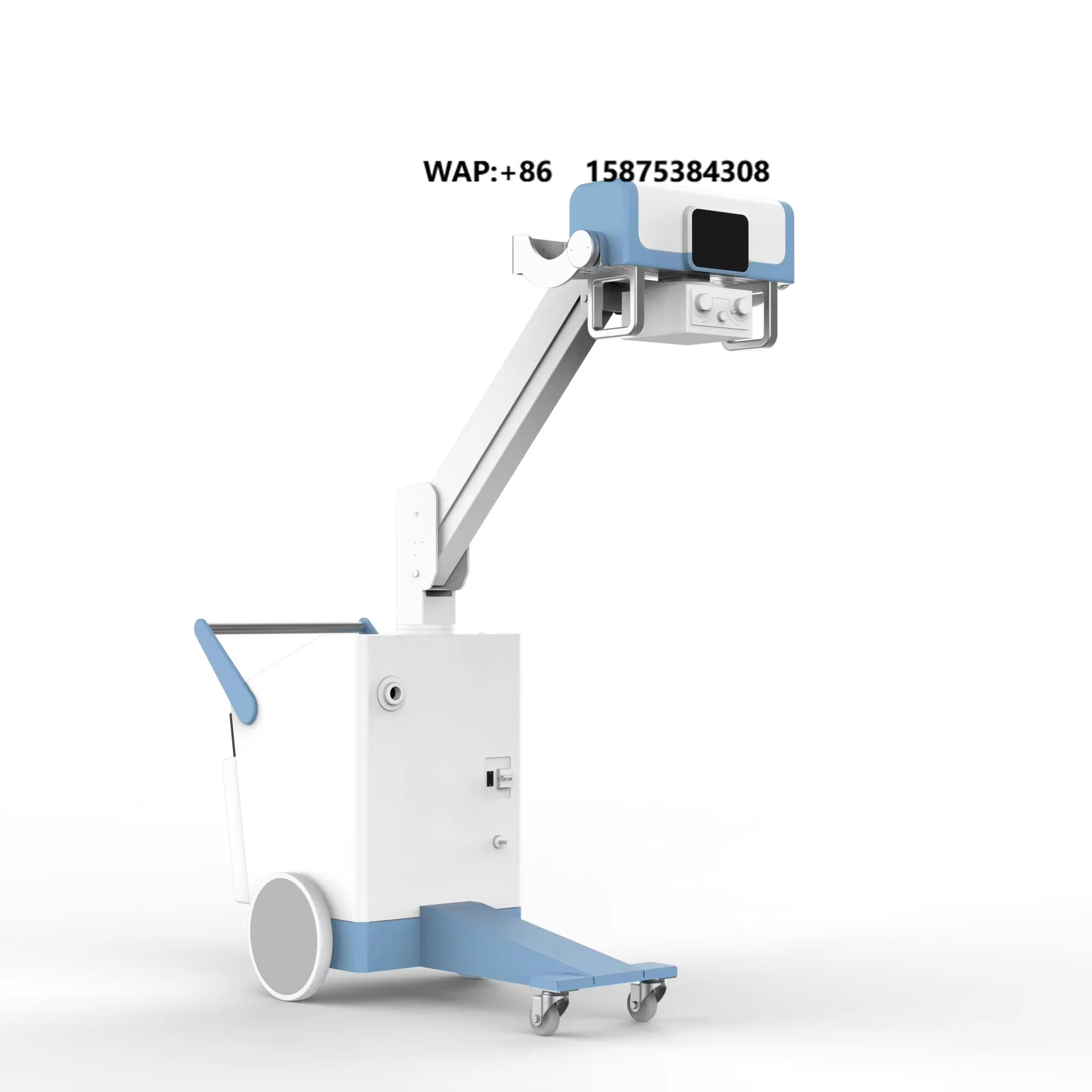 Radiador de rayos X digital portátil directamente del fabricante. Máquina de rayos X móvil de alta frecuencia con brazo en C para veterinaria.