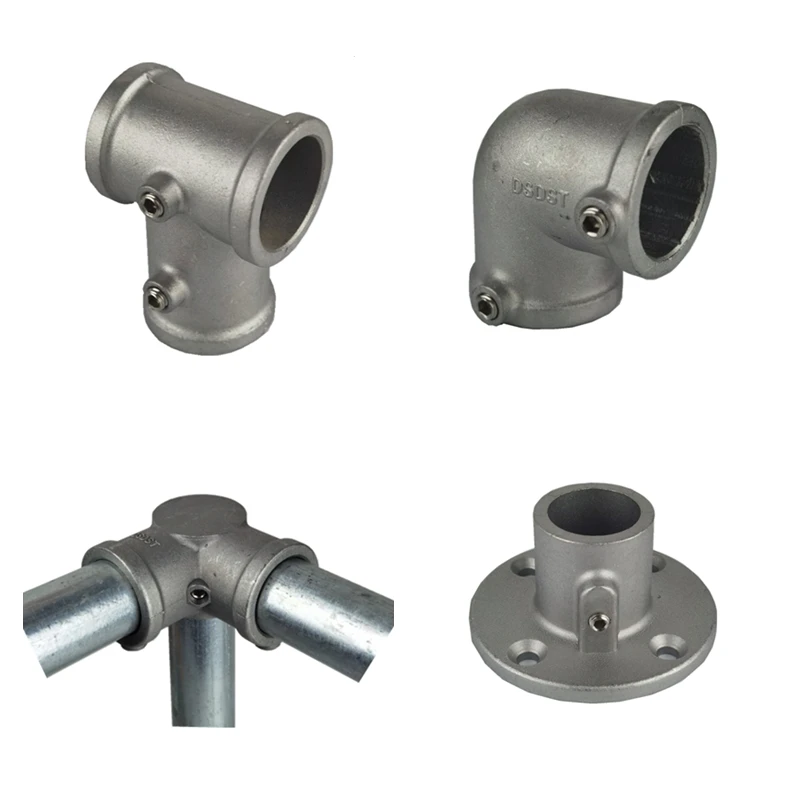 Aluminum alloy Connector Elbow Tee Base Flat Three-dimensional Fitting Connection Fastener 25mm/32mm Steel Tube Shelf Parts