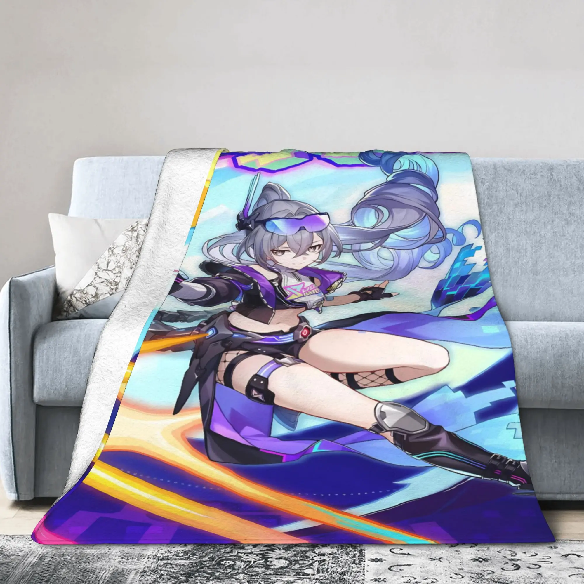 New Arrival Honkai Star Rail Blanket Super Soft Fleece  Relax Throw Blankets Machine Washable