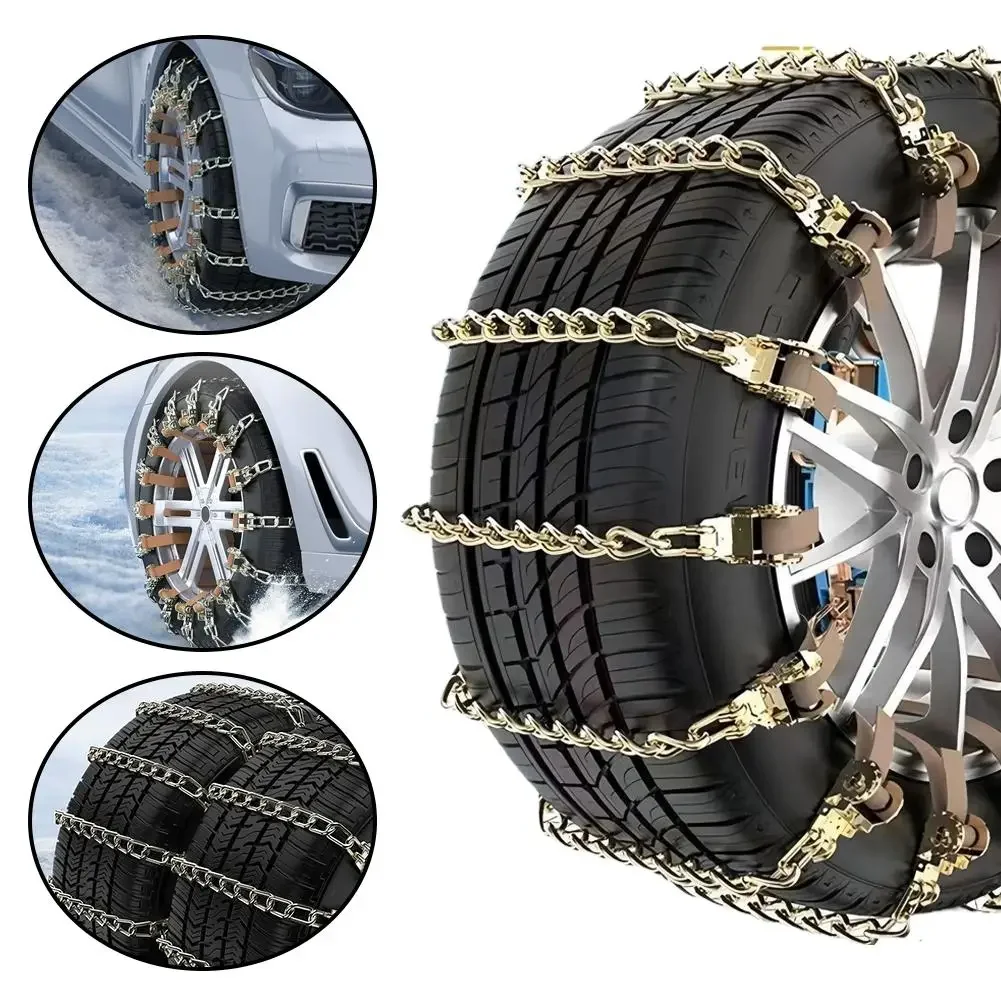 Car Anti-skid Chain Easy To Install Thicke Not Damage The Tire Auto Tire Metal Car Tire Snow Chains Accesorios Para Auto ﻿