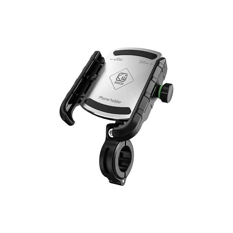 Cauklo Aluminum Motorcycle Phone Holder bicycle Handlebar Bracket Stand for 3-7.0 inch Mobile Phone rearview mount for iphone