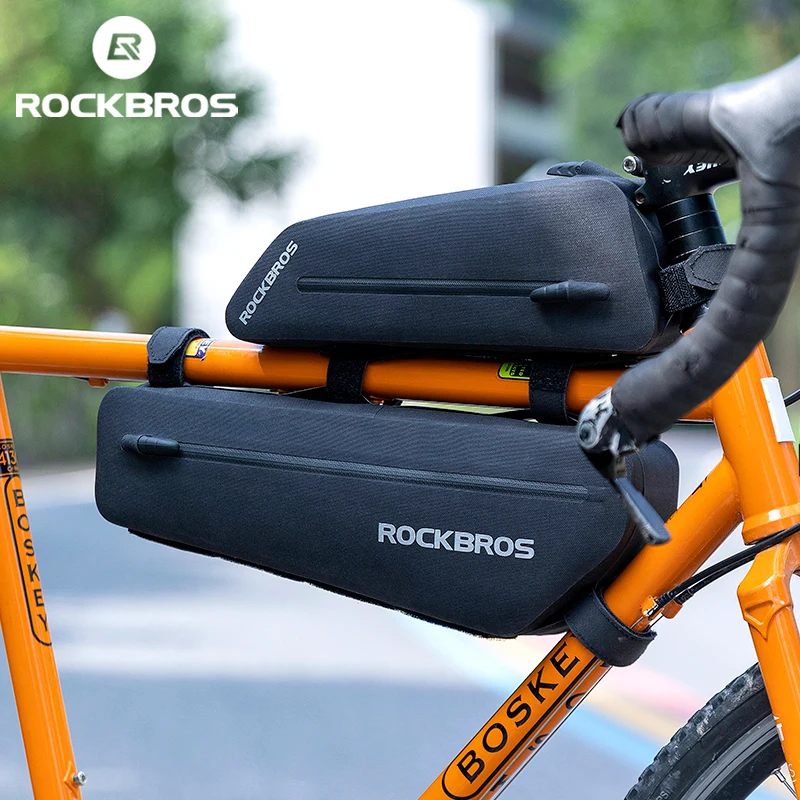 

ROCKBROS Bicycle Bag Combination Portable Big Capacity Parcel Reflective Waterproof Ultra-light Cycling Pocket Bike Accessories