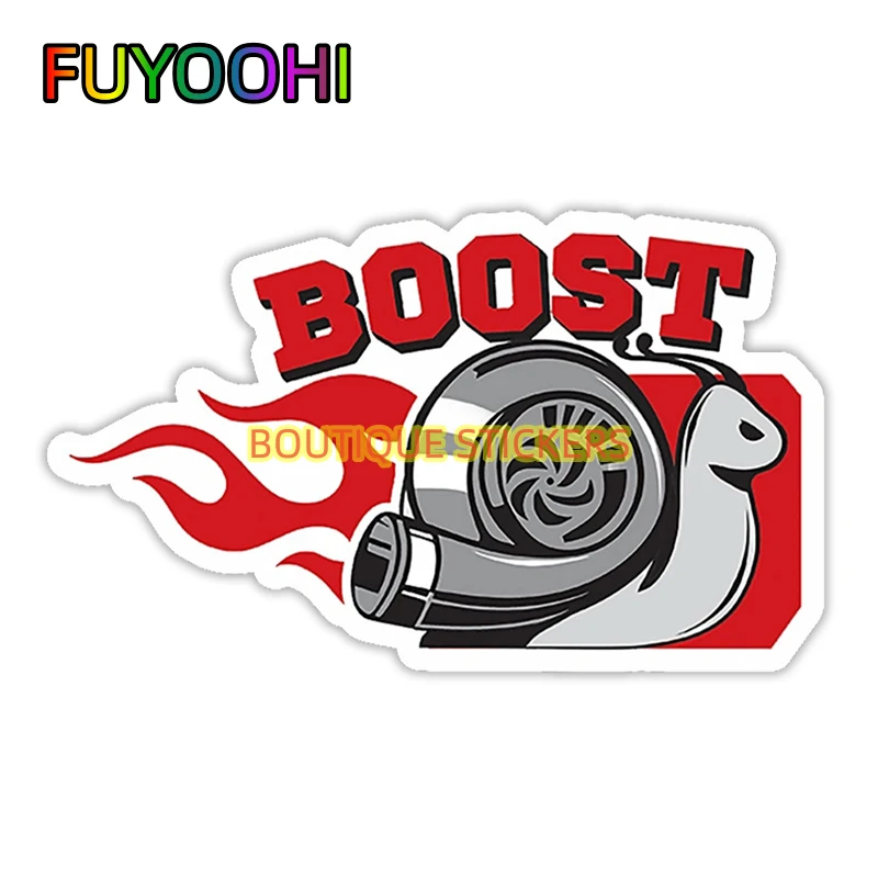 FUYOOHI Boost Car Sticker Personality Vinyl Decal Waterproof Car Sticker on Motorcycle Laptop