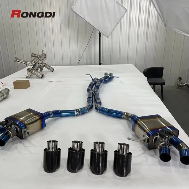 

Modification Performance Automobile Parts for 2014-up Macan S GTS 3.0T 3.6T Titanium Alloy Catback Exhaust Muffler Turni