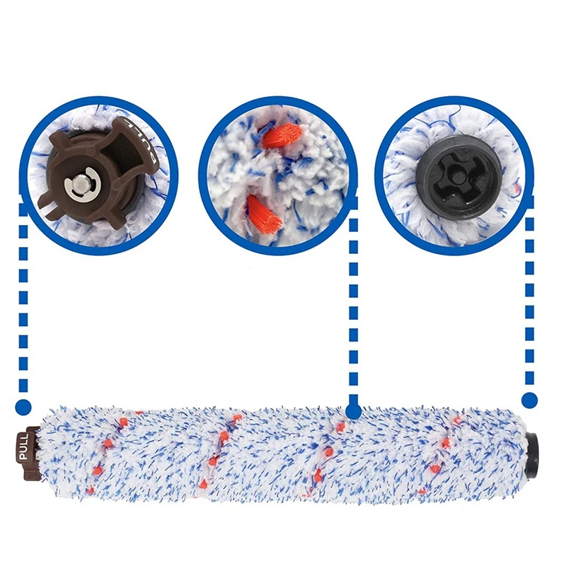 Cepillo de rodillo de filtro para Bissell Crosswave 1713 Pet Pro 2224E inalámbrico serie 2582E piezas de limpiador 1866 1868 1934 1926