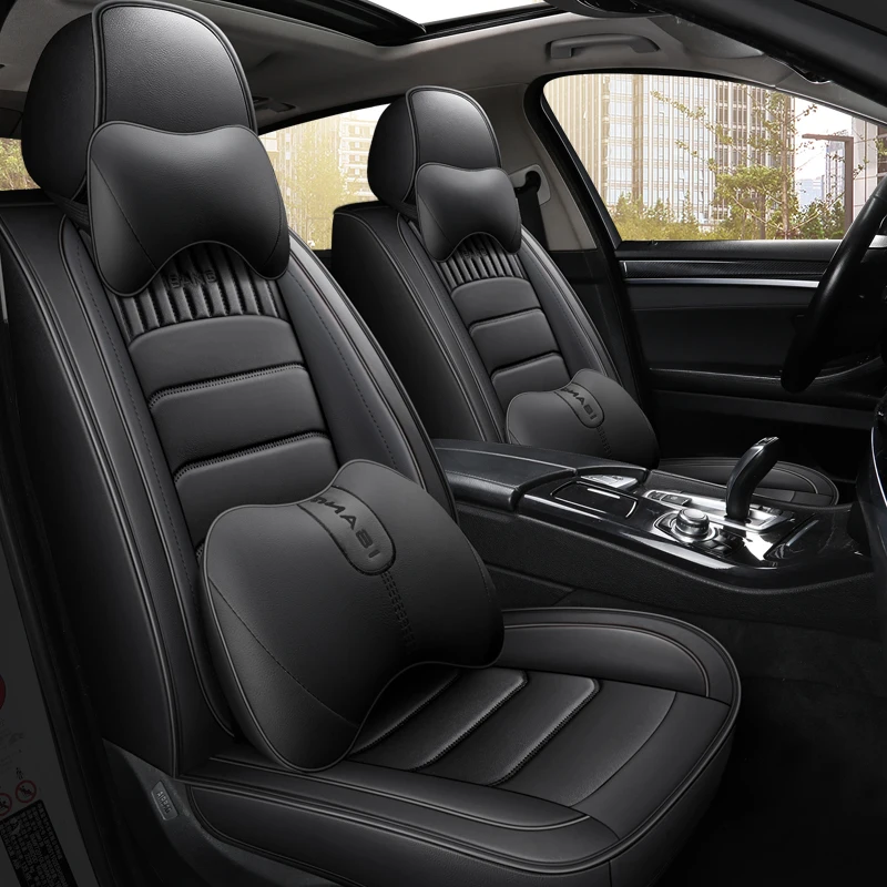 

Высококачественный кожаный чехол для автомобильного сиденья с полным покрытием для Honda Civic Accord Honda CR-V Jazz специальные автомобильные детали универсальный протектор
