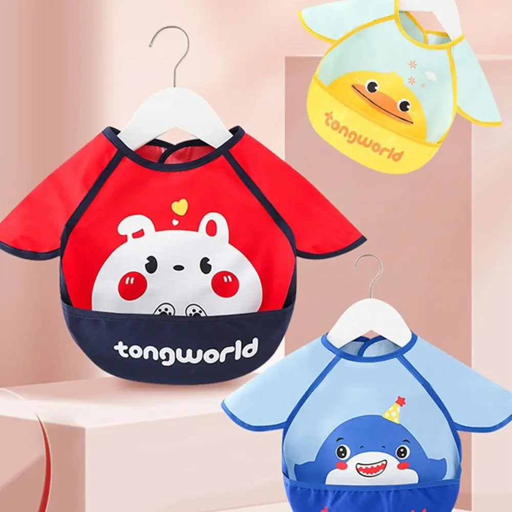 Cute Cartoon Anti-dirty Waterproof Rabbit Animal Pattern Whale Baby Bib Baby Stuff Baby Eating Artifact Baby Coverall