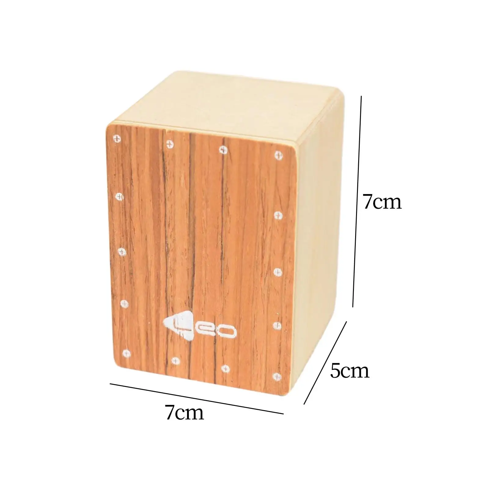 Travel Cajon Box Drum Portable Wood Percussion Instrument Hand Drum Percussion Compact for Party Home Stage Performance Holiday