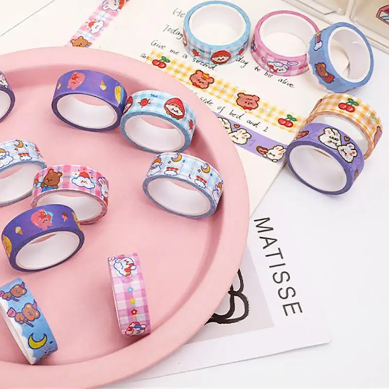 미니 컬러 실용적인 컴팩트 만화 미니 내구성 어린이 스티커 스티커, 8 가지 스타일, 넓은 적용 범위, 1 롤