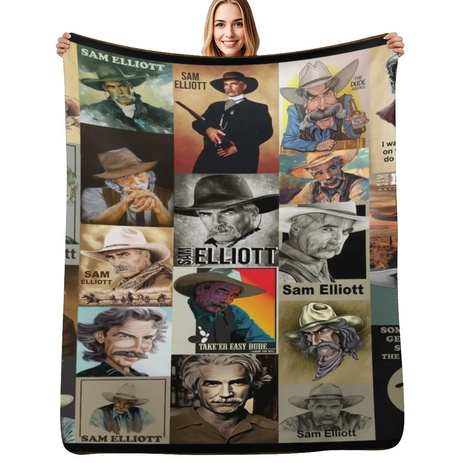Love Na Sam Elliott Quilt Blanket For people Love Nature Throw Blanket anime Multi-Purpose Baby Furrys Bed covers Blankets