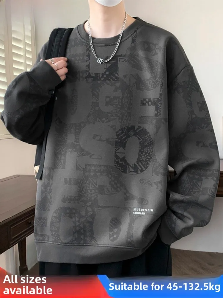 

Loose Fit Long Sve round Ne Sweatirt Casual Sle Men's irt Spring Autumn New Arrival Versatile Comfortable Polyeste...