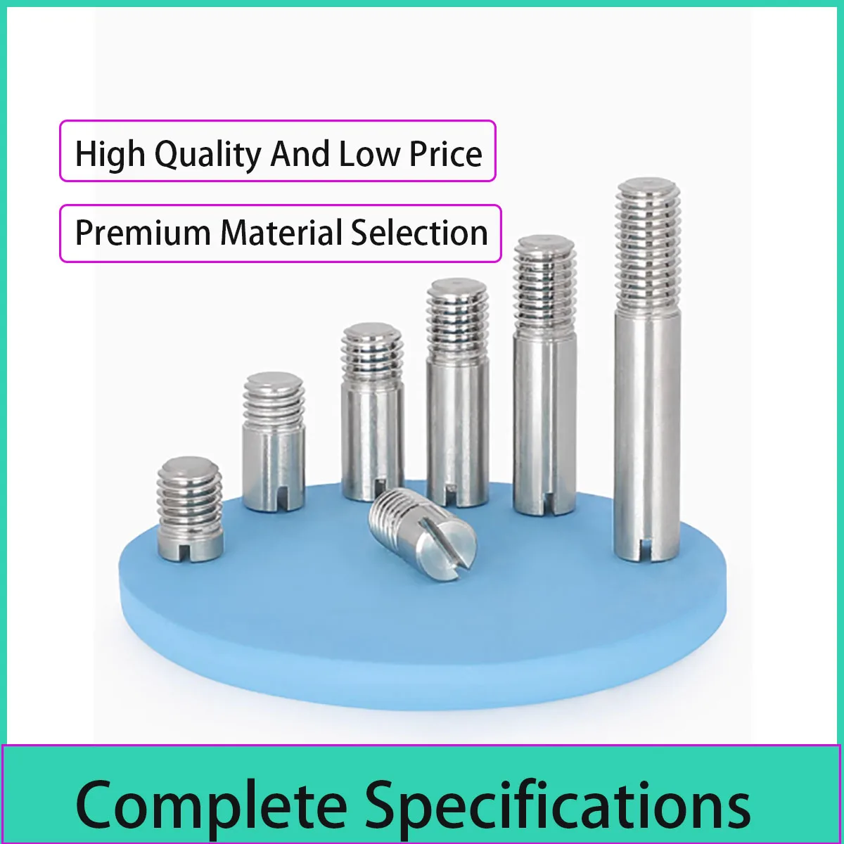 304 Stainless Steel Slotted Dowel Pin, Precision Cylindrical Locating Pin M2-M10