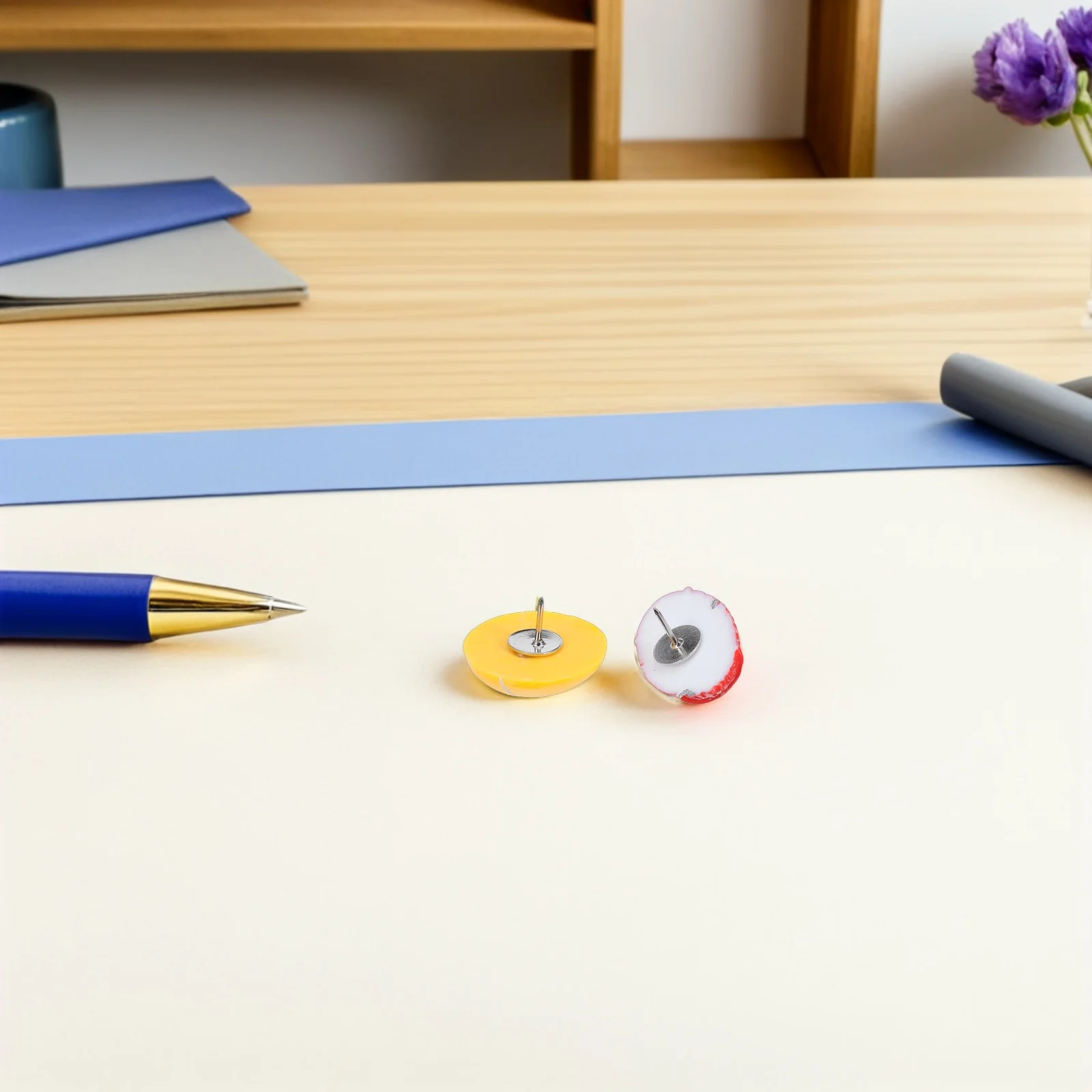 

Basketball Push Pins Decorative Thumbtacks School Office Supplies Cartoon Style Basketball Drawing Pins for Bulletin