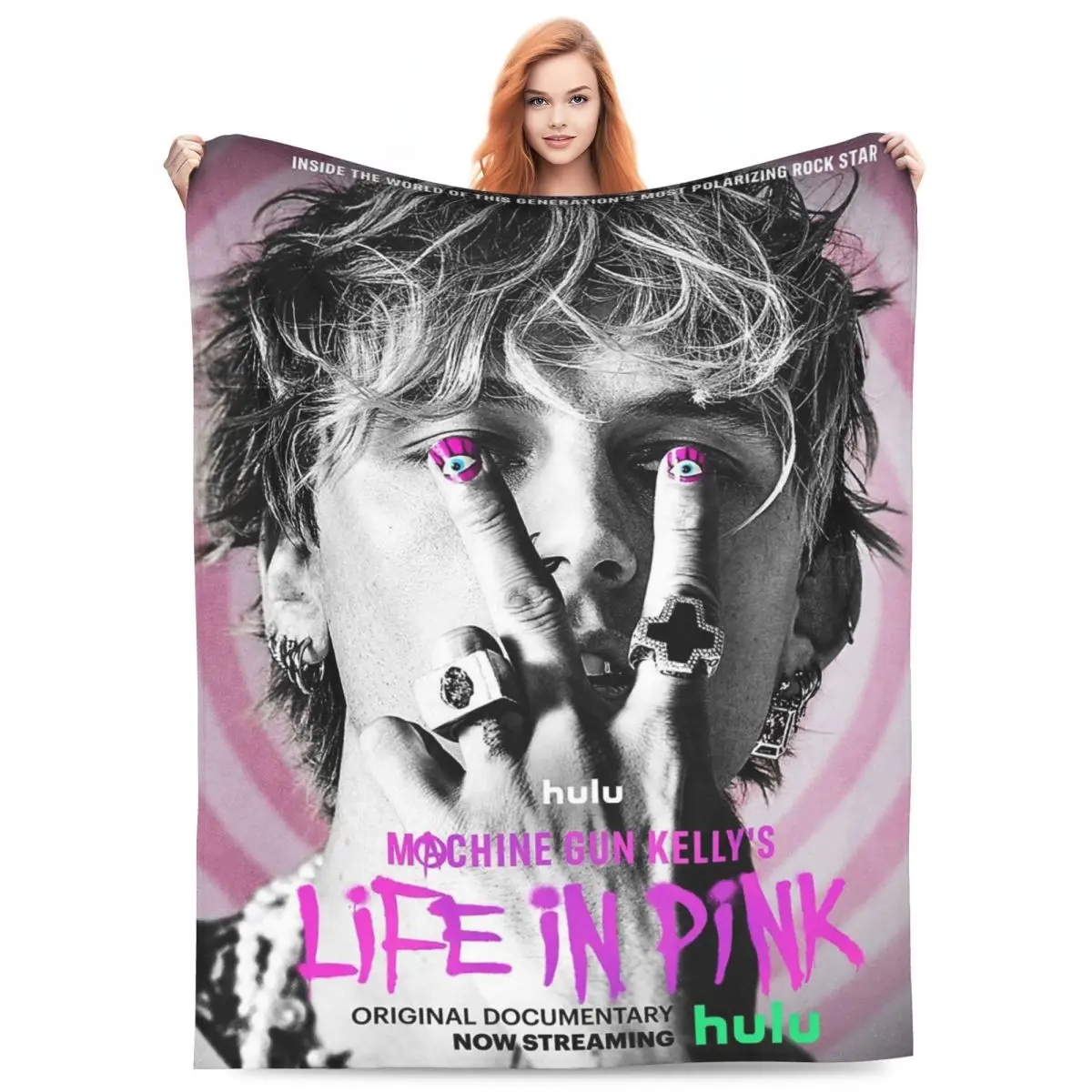 

Пулемет Келли плакат рэпер музыкальное искусство одеяла флисовое одеяло для дивана пледы одеяла для спальни покрывало одеяло